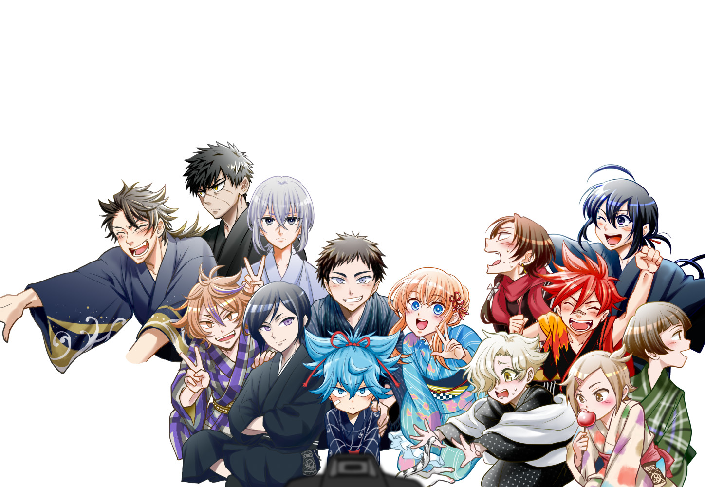 ５周年記念撮影插画图片壁纸