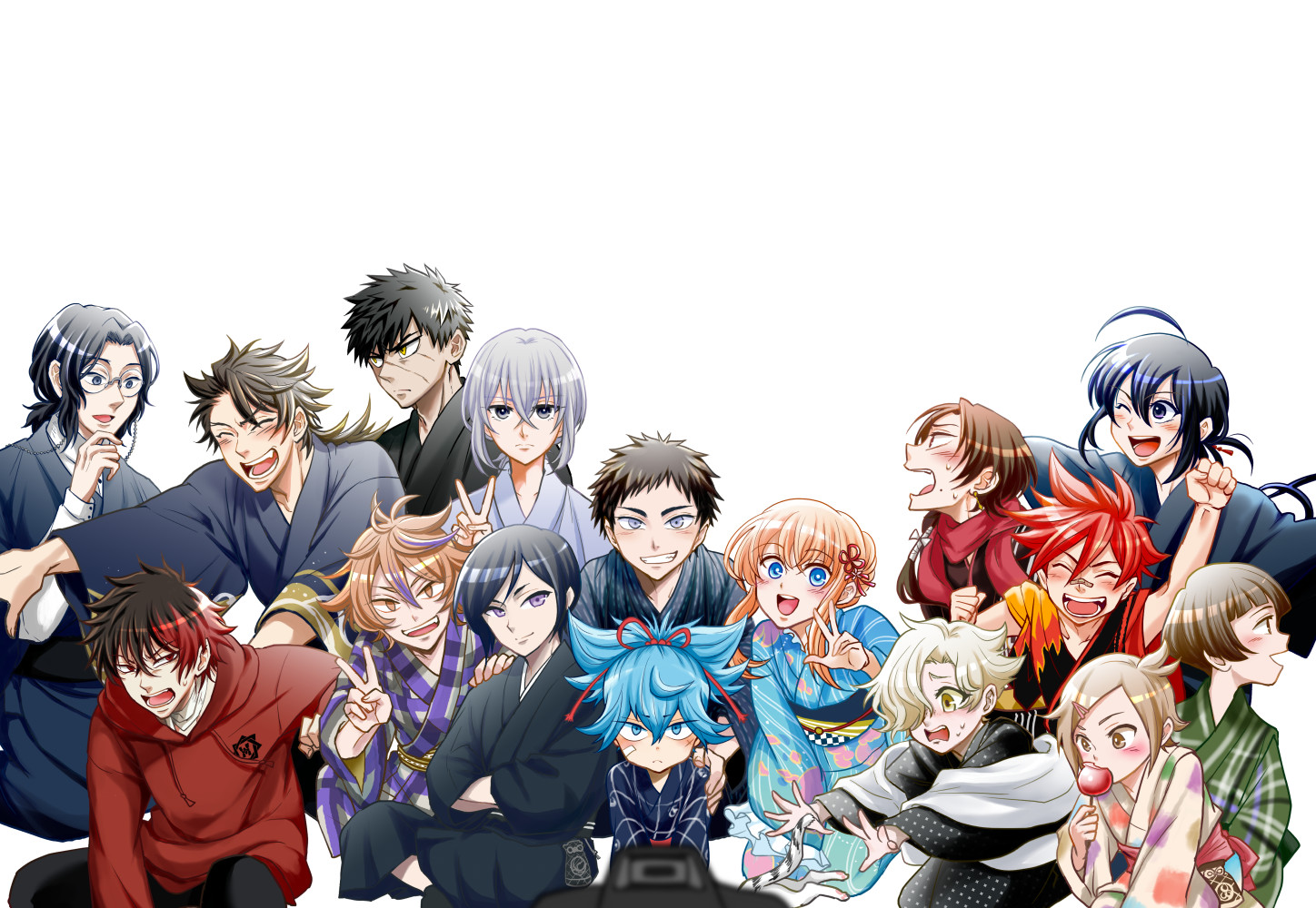 ５周年記念撮影插画图片壁纸