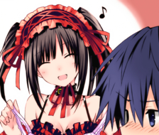 Kurumi's smile-试着上色了时崎