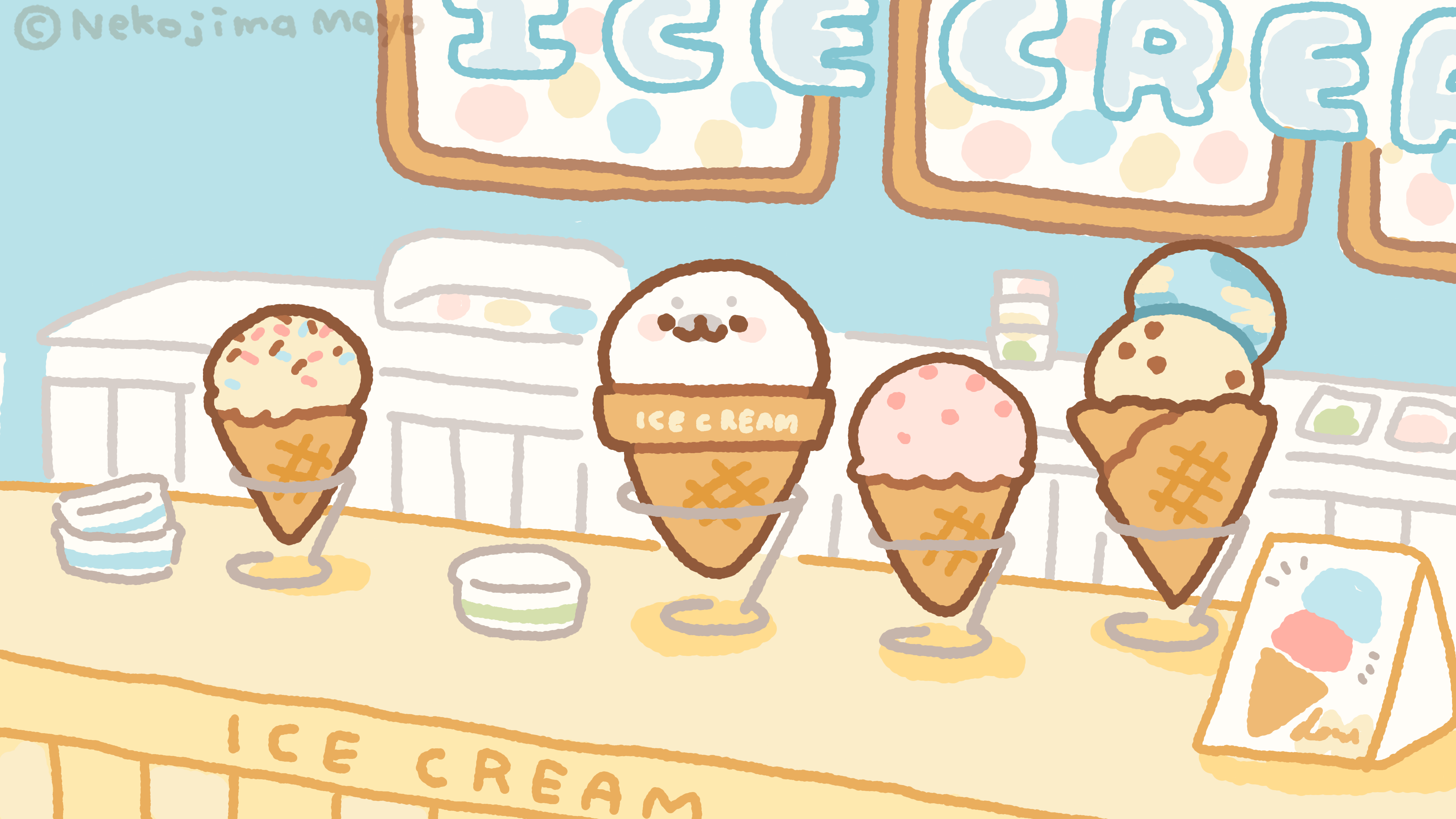 冰淇淋字节-原创あざらし