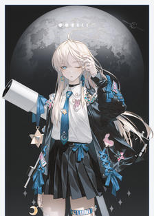 the moon插画图片壁纸