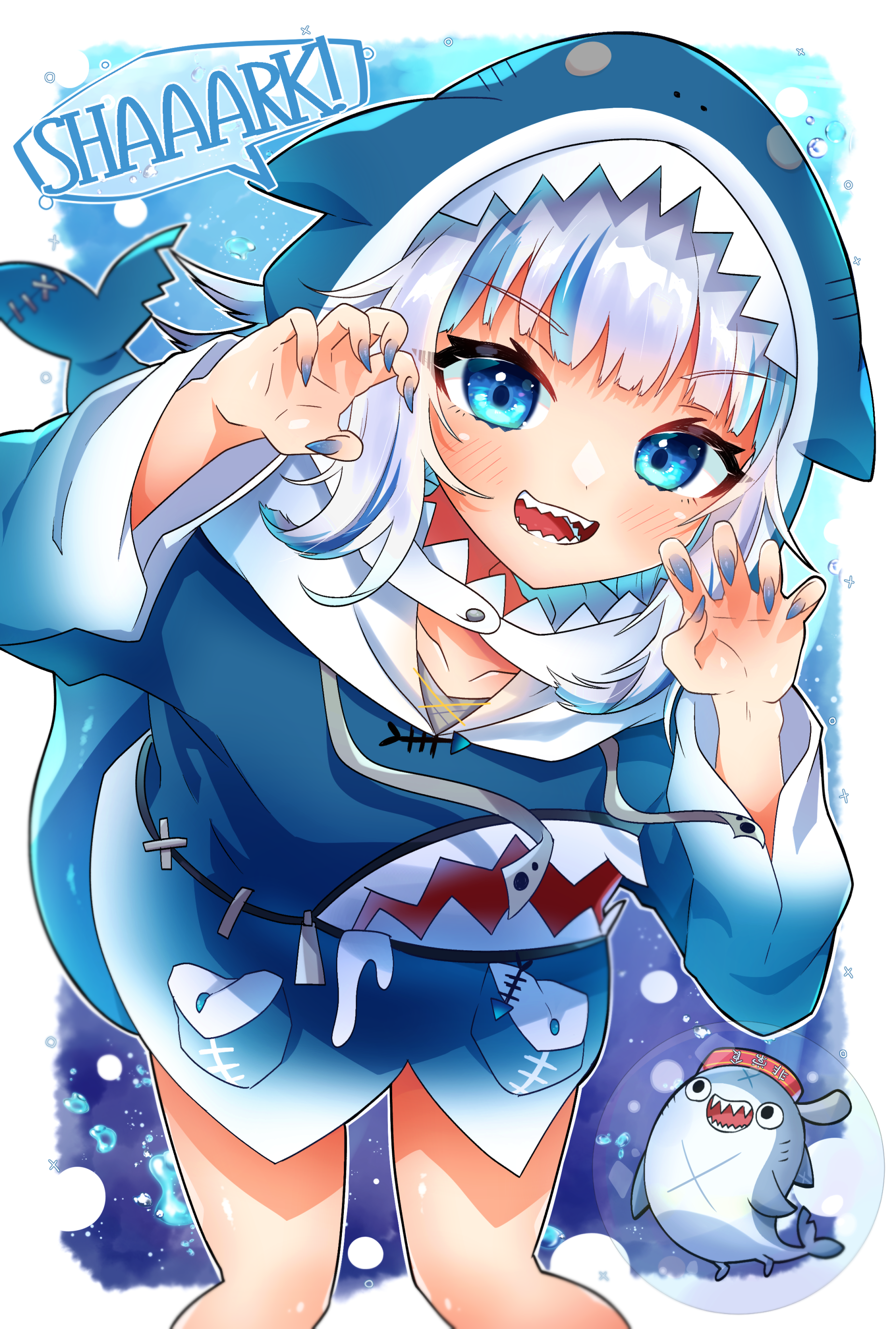 SHAAARK!插画图片壁纸