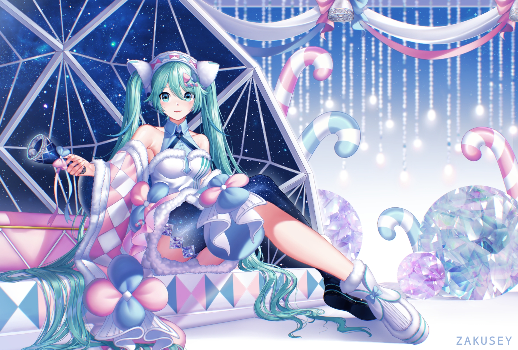 Winter Magical Mirai 2020 ❄️插画图片壁纸