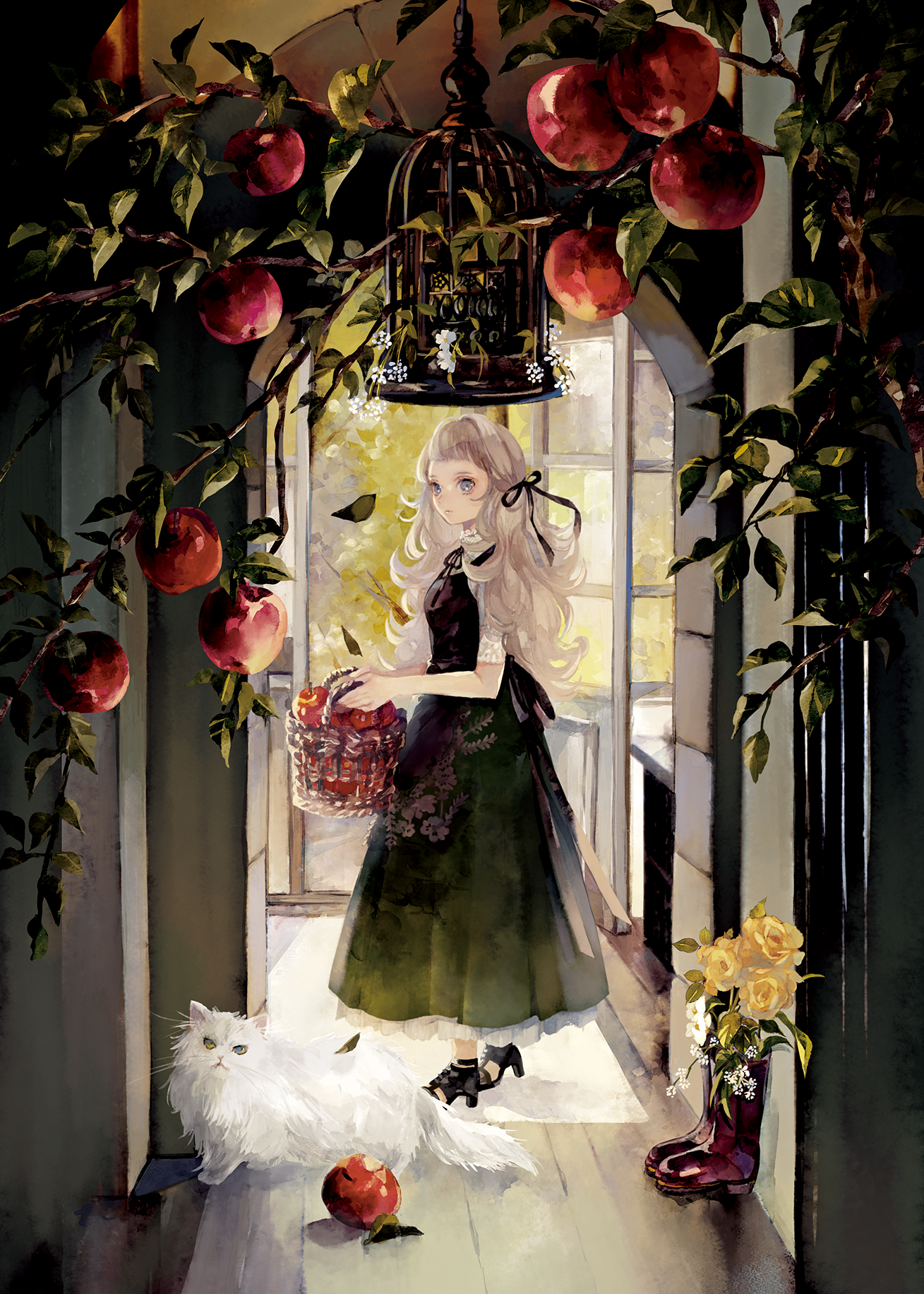 Poison apple插画图片壁纸