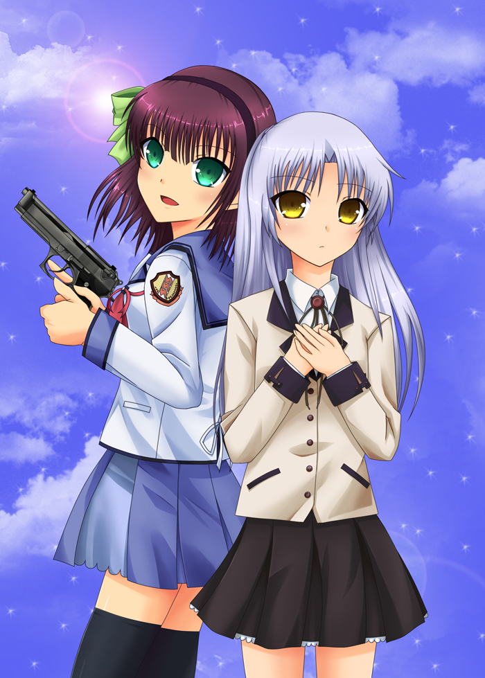 ——对神的复仇。那个最前线/Angel Beats！头像同人高清图