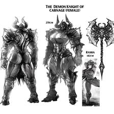 Demon Knight of Carnage - sketch插画图片壁纸