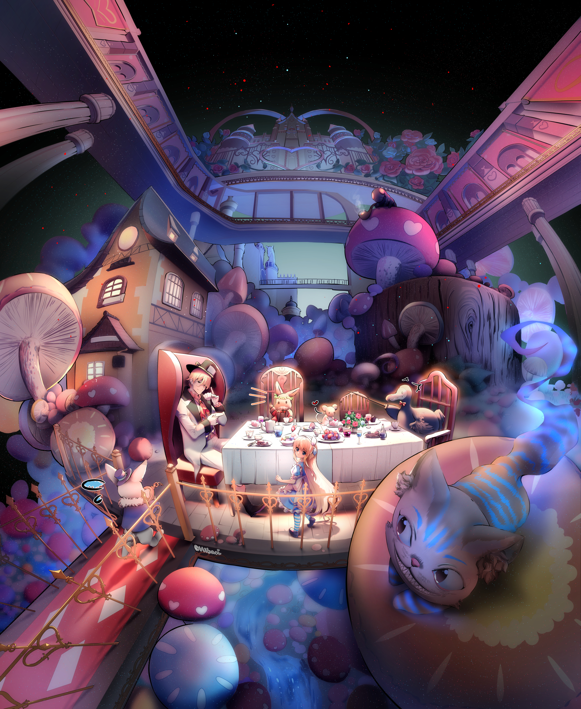 Alice In Wonderland~插画图片壁纸
