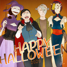 HAPPY HALLOWEEN！插画图片壁纸