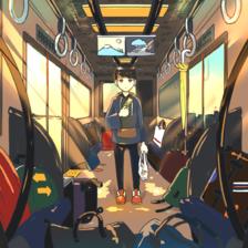 「出立-東京駅0520-」插画图片壁纸