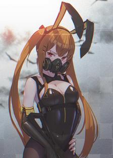 UMP9 兔女郎插画图片壁纸