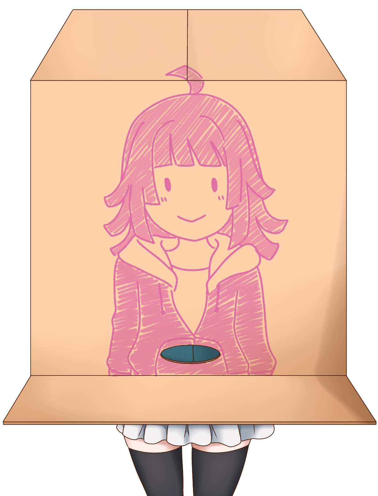 Rina of the Box插画图片壁纸