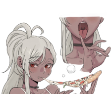 吃披萨的-pizzawhite-hair