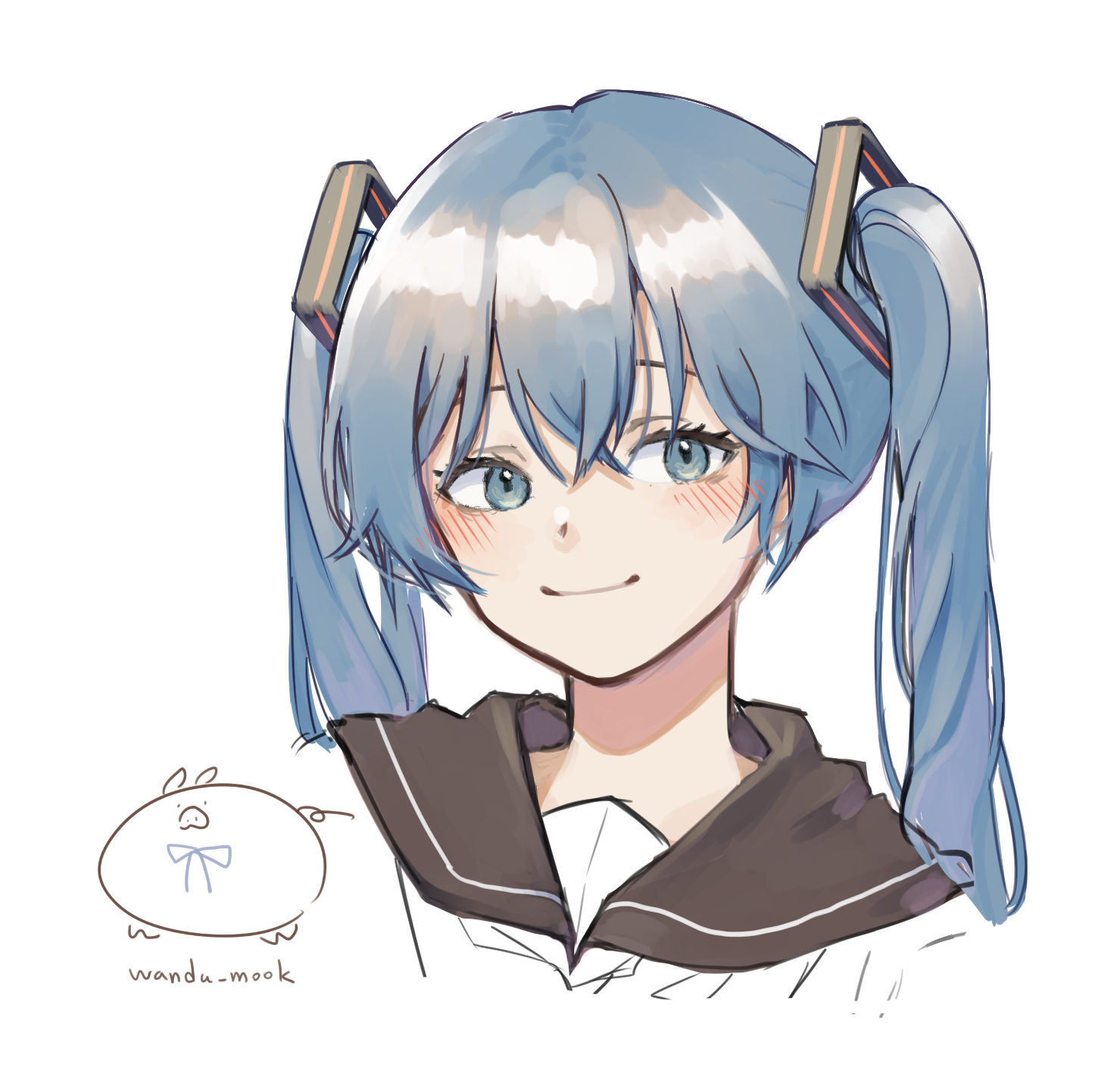 miku~~插画图片壁纸