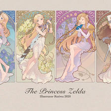 The princess Zelda插画图片壁纸