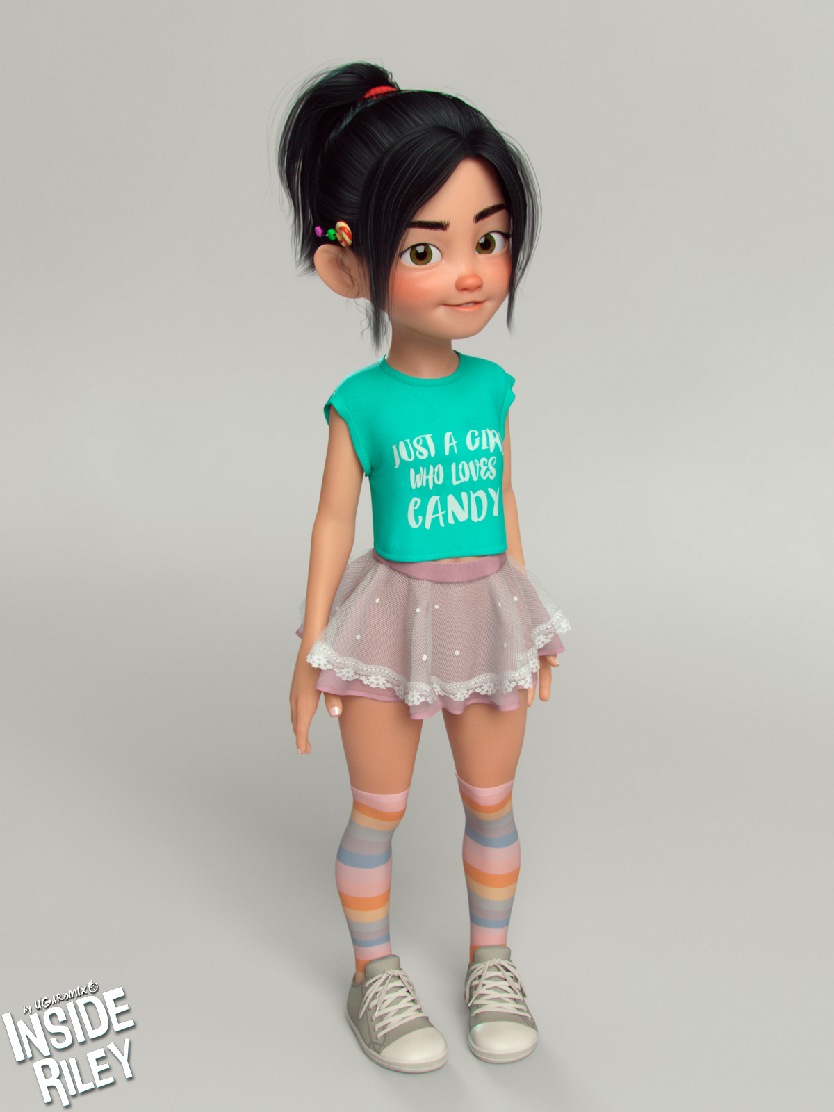 Vanellope Outfit插画图片壁纸