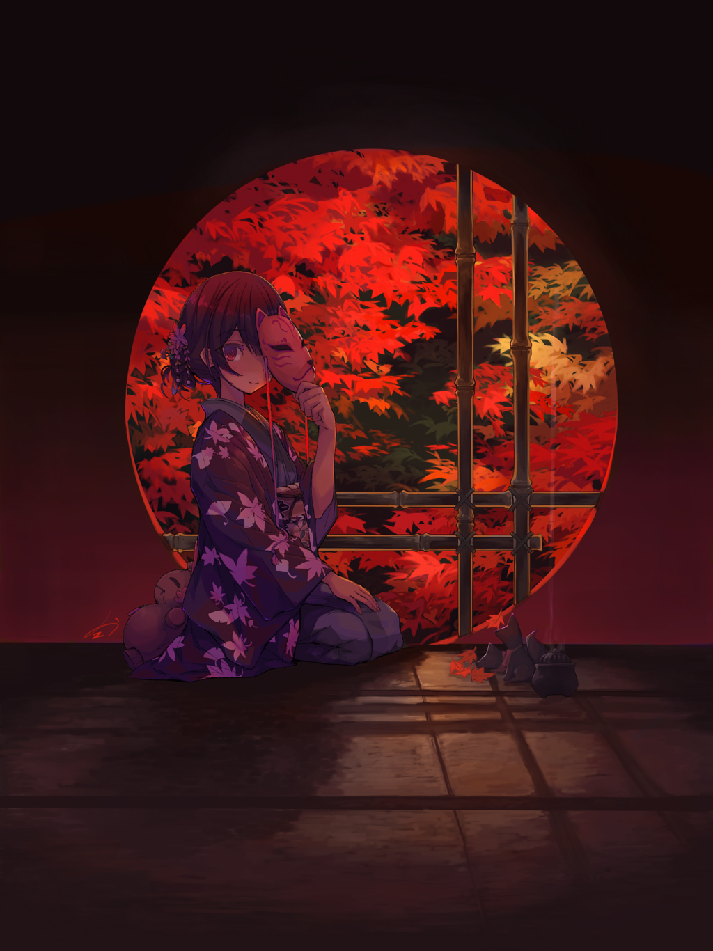 杜野凛世の印象派插画图片壁纸