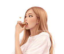 Rosie Eating Bread