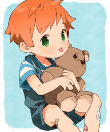 More of the boy and the bear :>插画图片壁纸