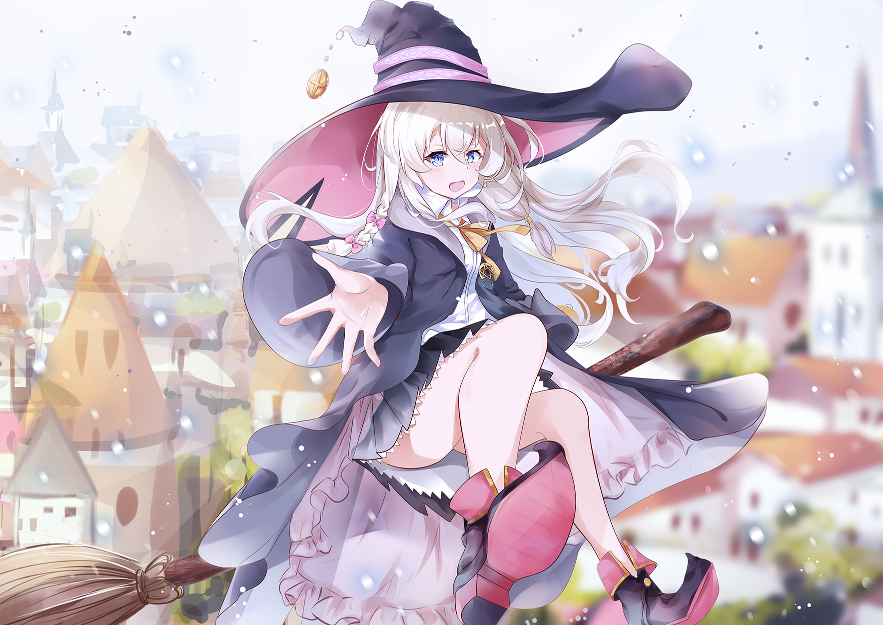 魔女之旅插画图片壁纸