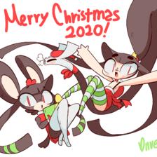 Merry Christmas 2020插画图片壁纸