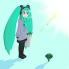 初音和西兰花