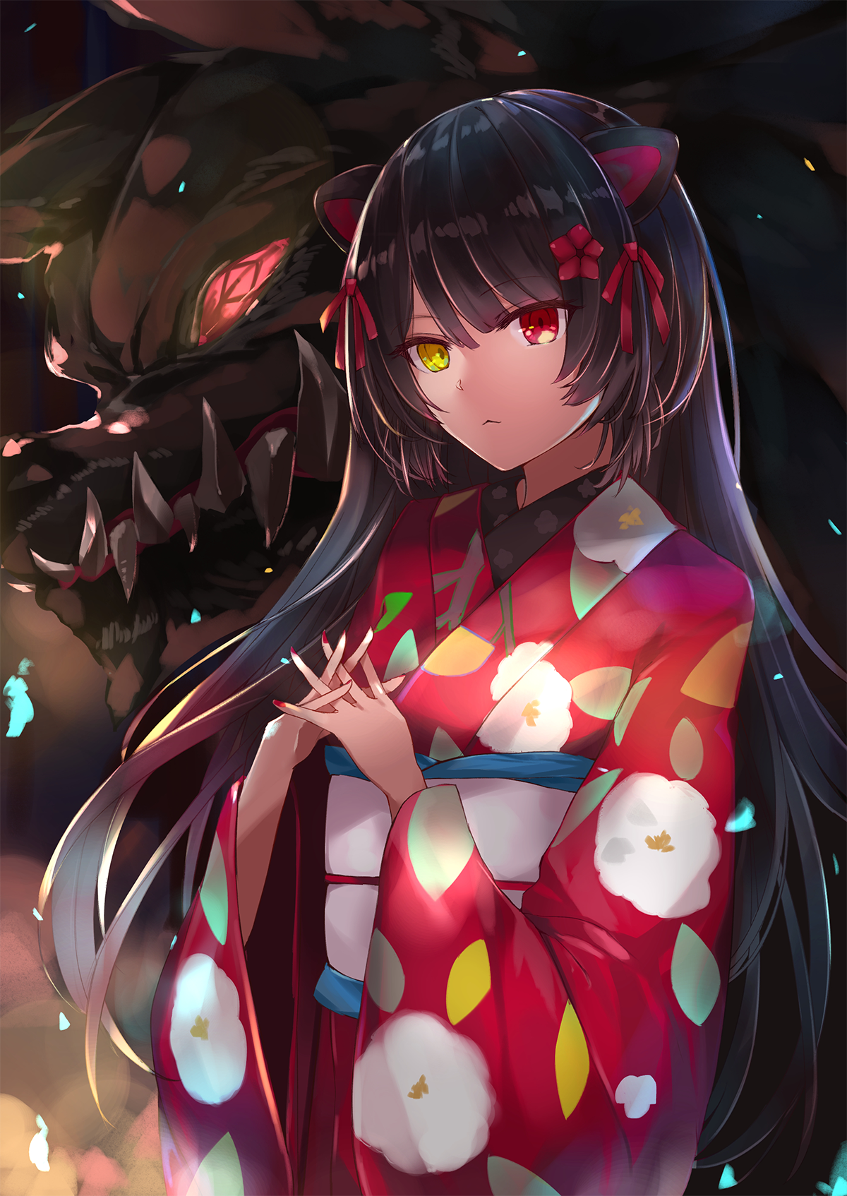 獄炎插画图片壁纸