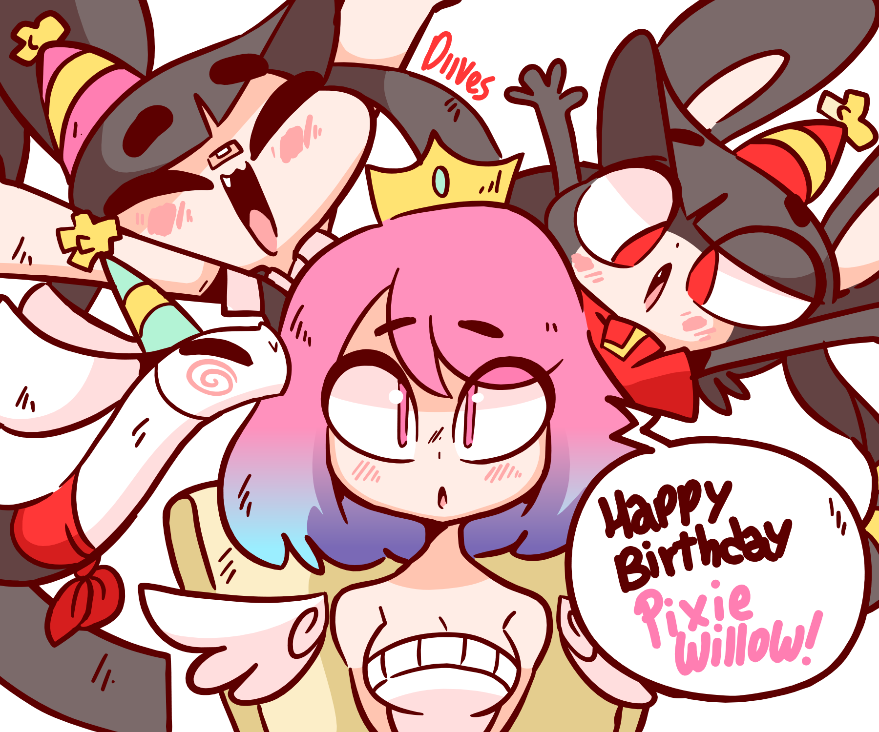 Pixie's Birthday插画图片壁纸