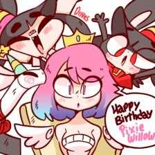 Pixie's Birthday插画图片壁纸