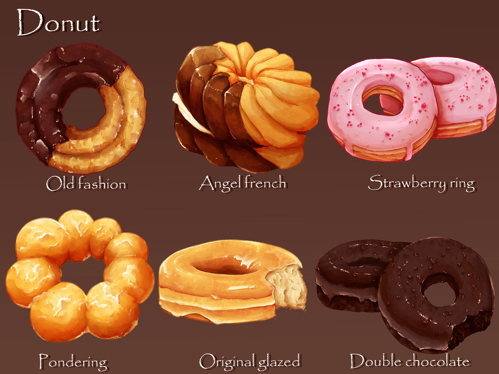 甜甜圈-原创食物