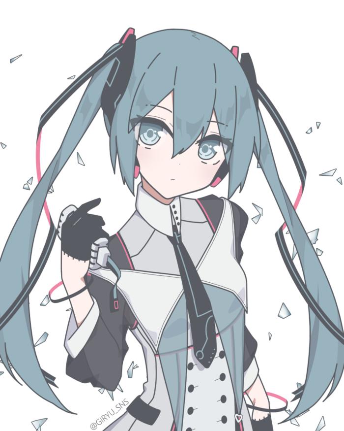 Hand in Hand miku 2015插画图片壁纸