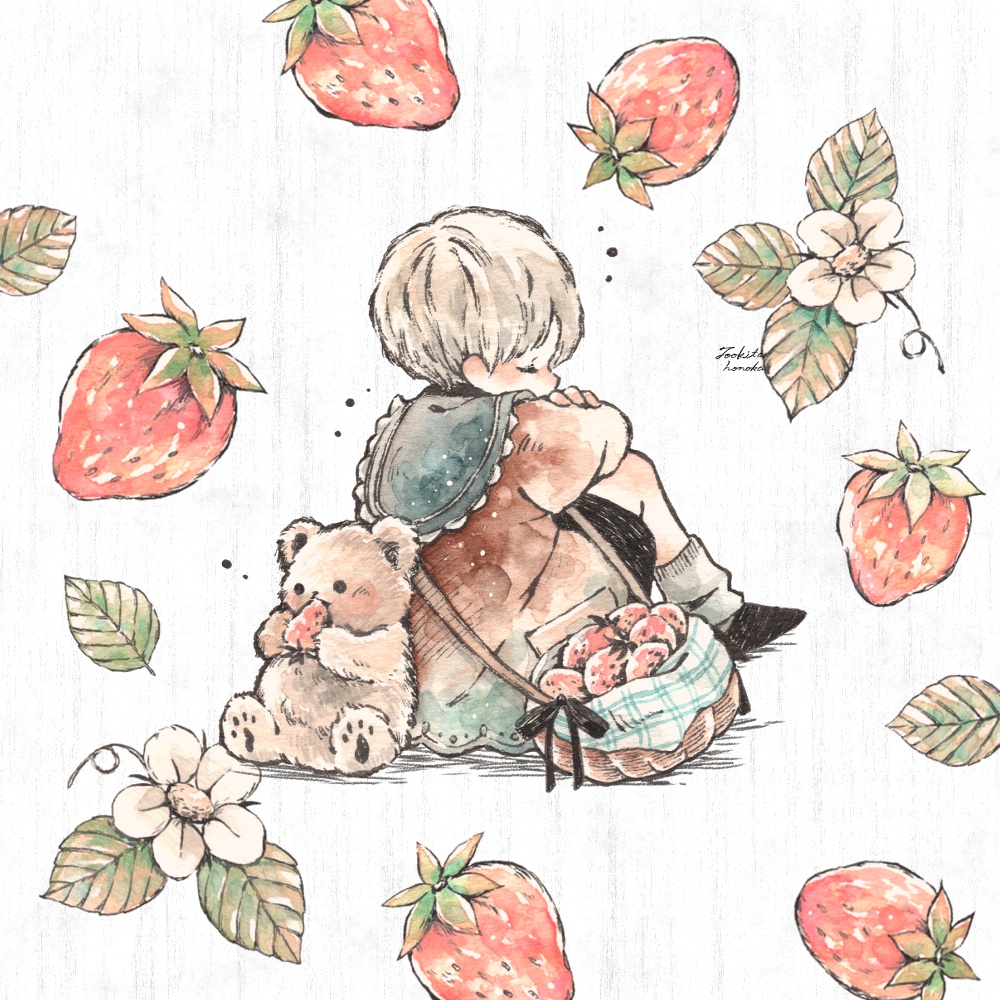 牛奶草莓水彩妆（赠品）