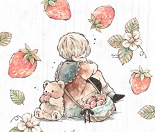 牛奶草莓水彩妆（赠品）