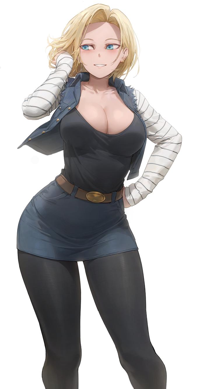 Android 18插画图片壁纸