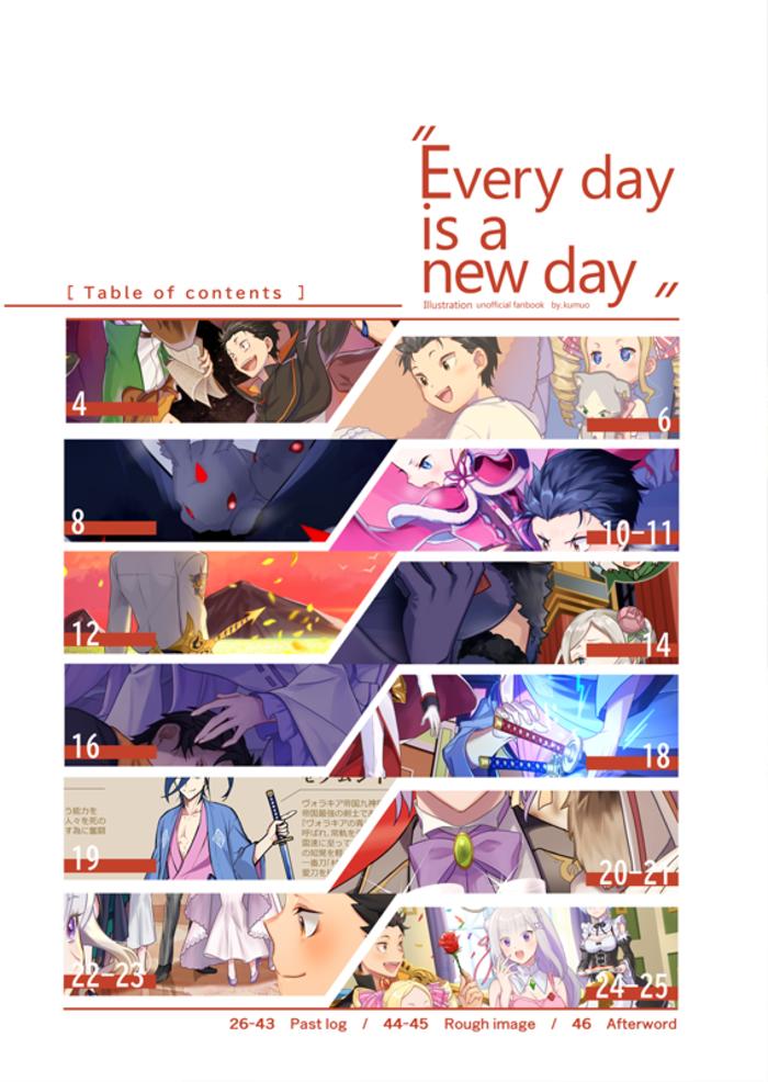 新刊《Every day is a new day》插图集插画图片壁纸