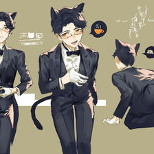 cat servant插画图片壁纸