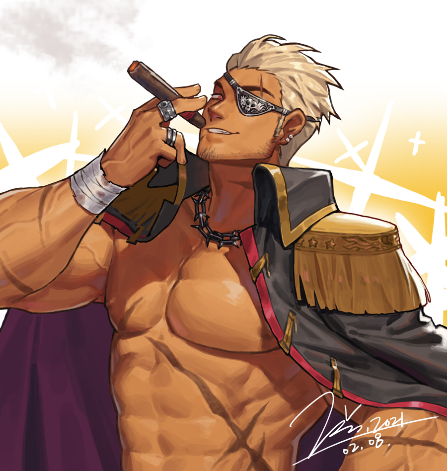 头像委托肌肉胸肌