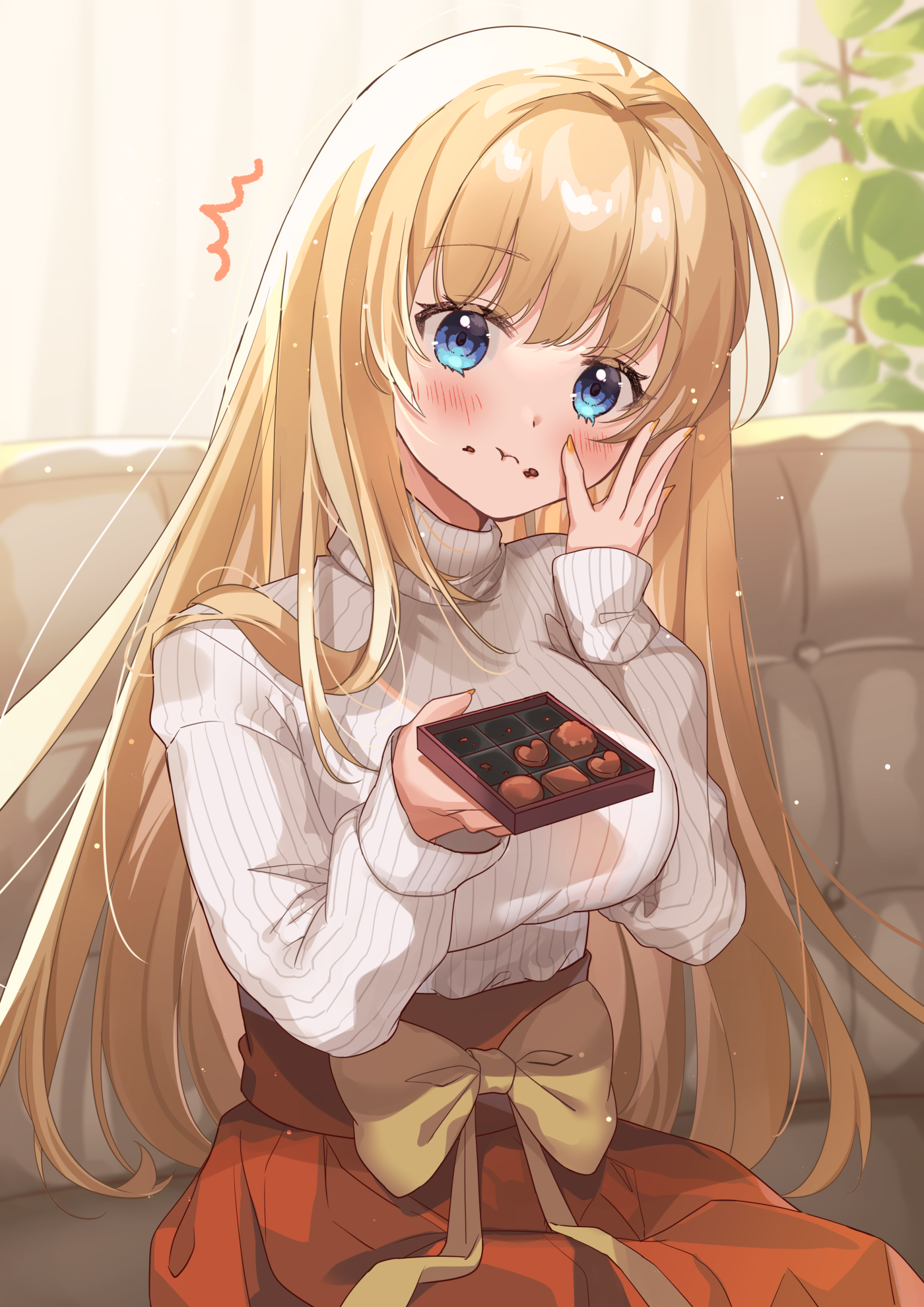 一起吃巧克力吗？