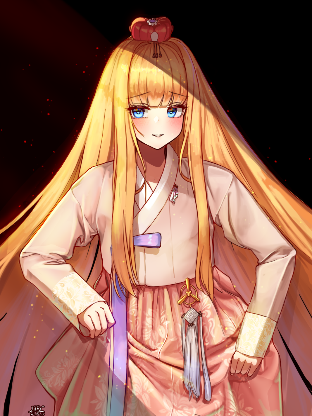 韩服艺术插画图片壁纸