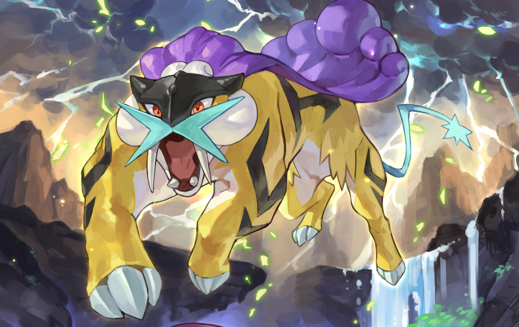 伝説3犬 ライコウ 水君 エンテイ 伝説ポケモン 画师通 伝説3犬 ライコウ 水君 エンテイ 伝説ポケモン 画师通