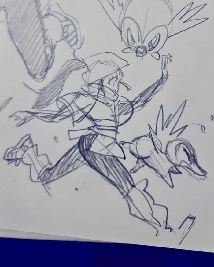 Pokémon Legends: Arceus 落書き插画图片壁纸