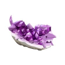 紫水晶蜥蜴插画图片壁纸