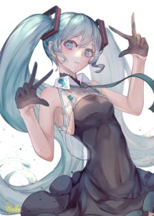 初音未来插画图片壁纸