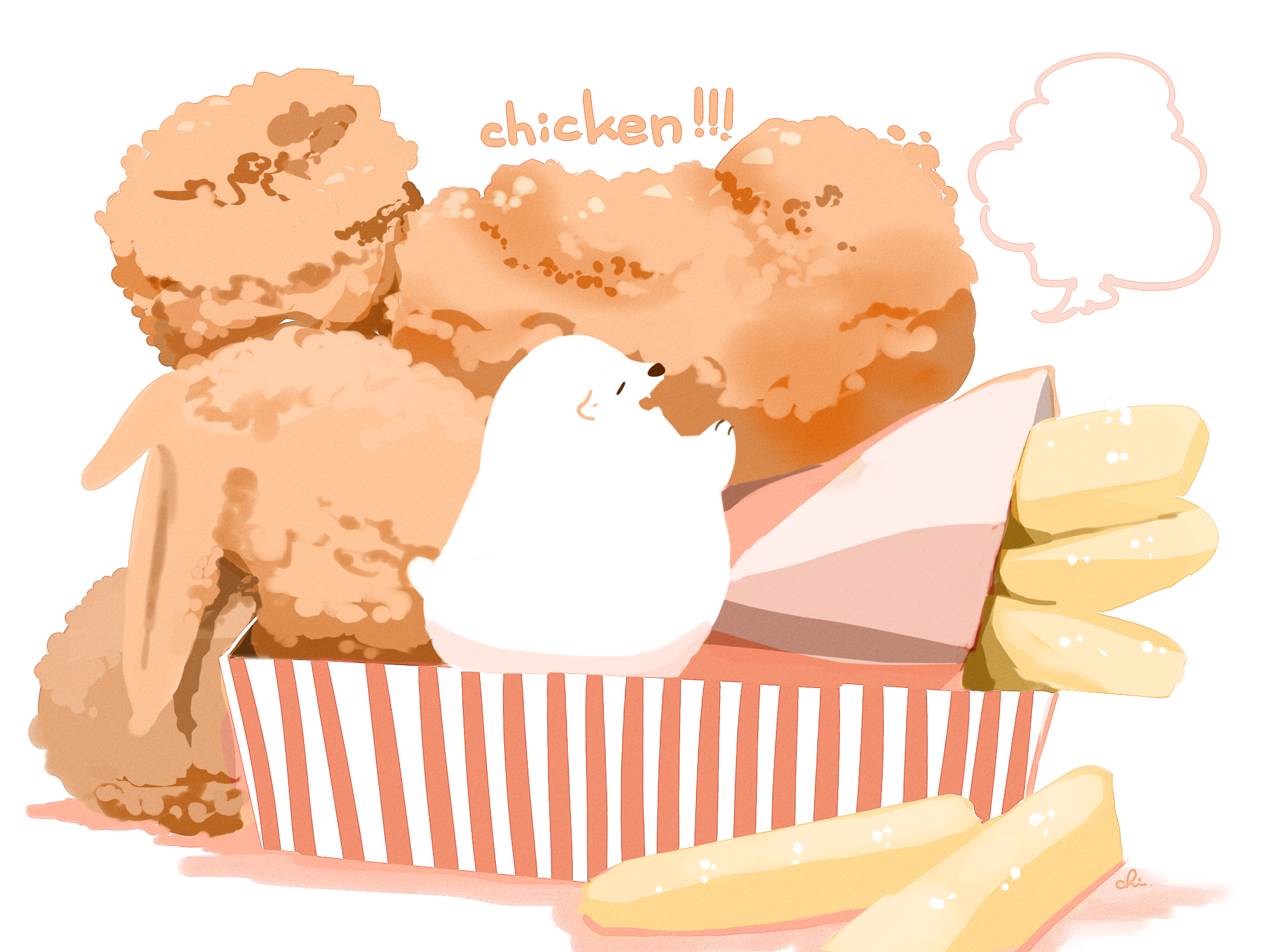 鸡肉-原创美味的食物