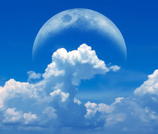 云与月的平衡-积雨云三日月