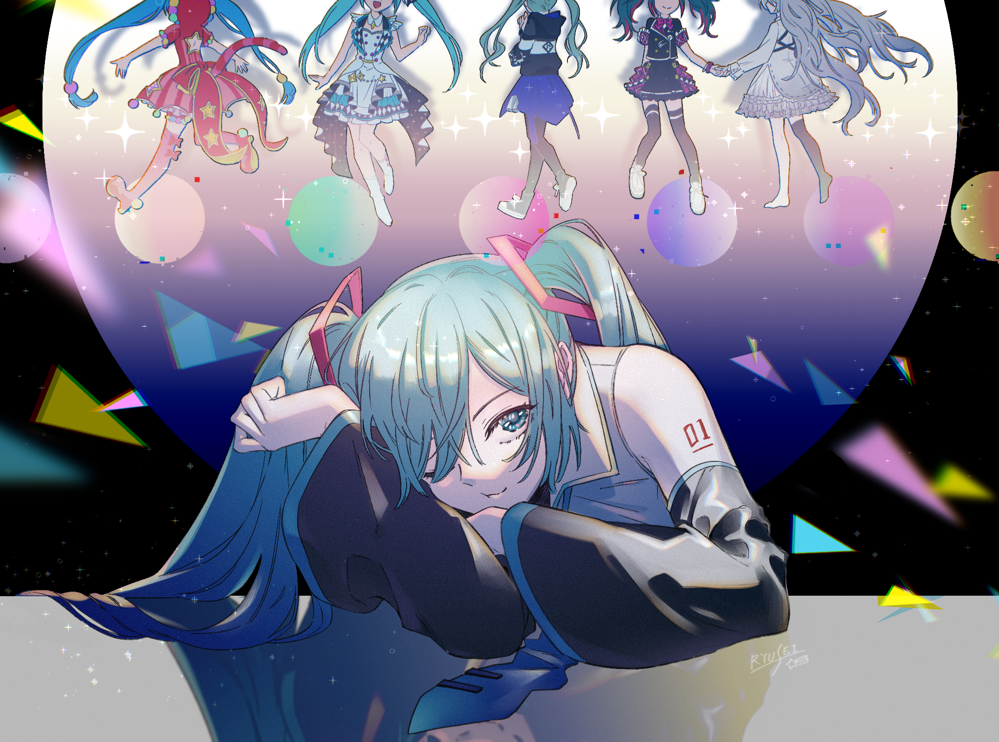 初音之日2021插画图片壁纸