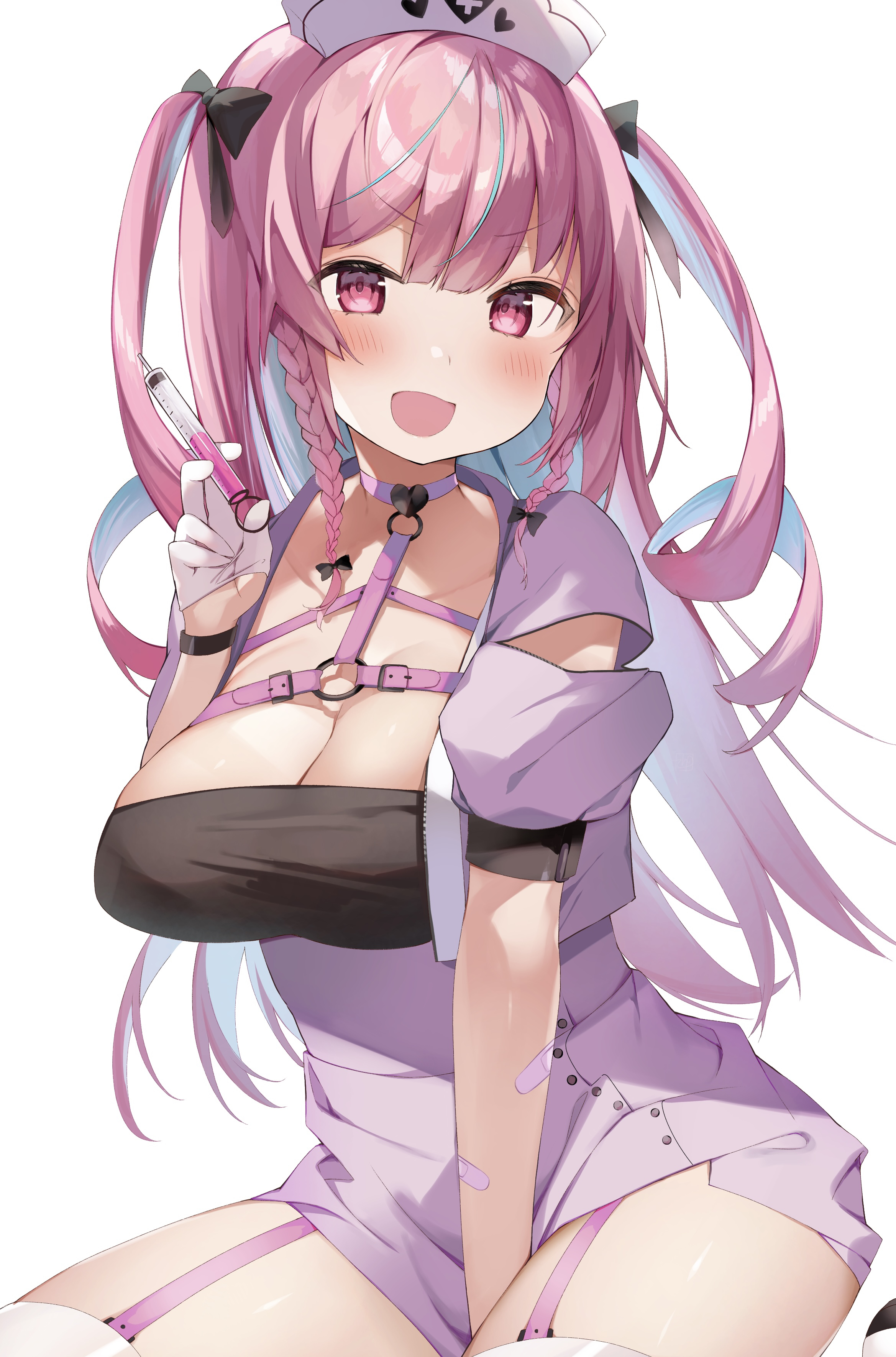 护士坏痰插画图片壁纸