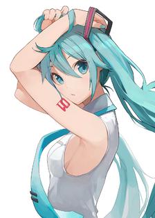 初音未来插画图片壁纸