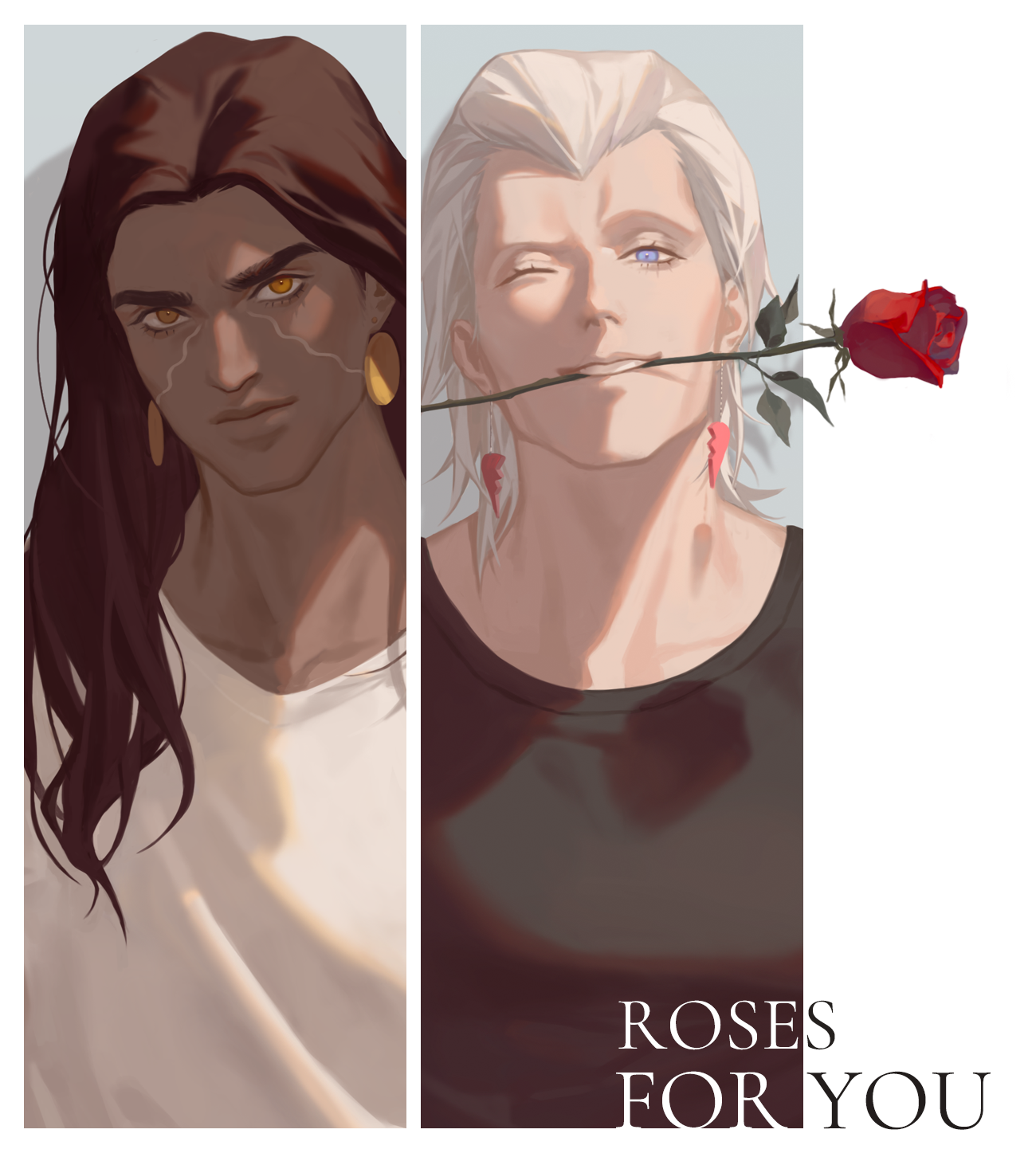 Roses插画图片壁纸
