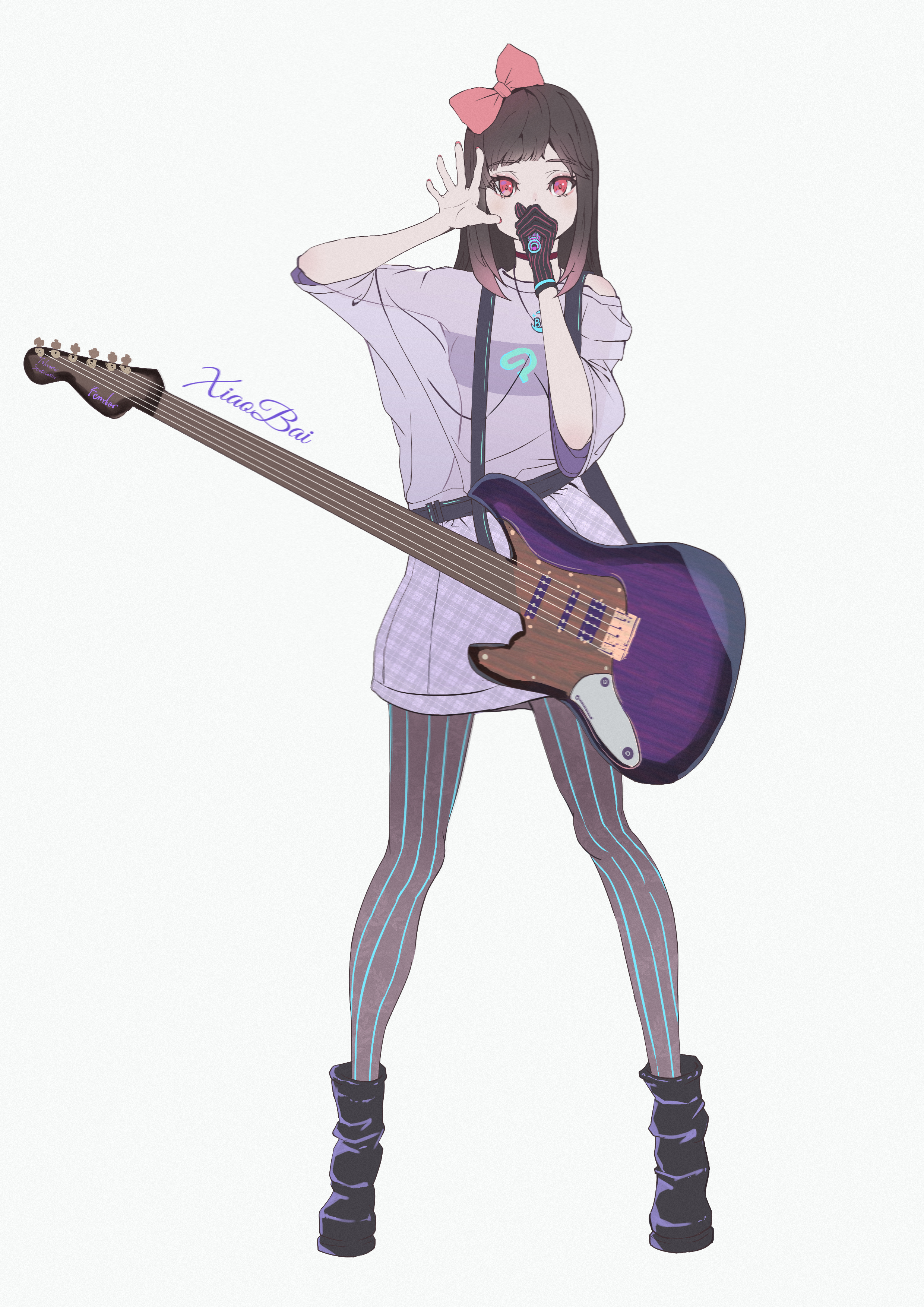 吉他手ギタリスト女孩子