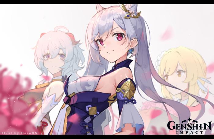 GG 『Genshin girl's』插画图片壁纸